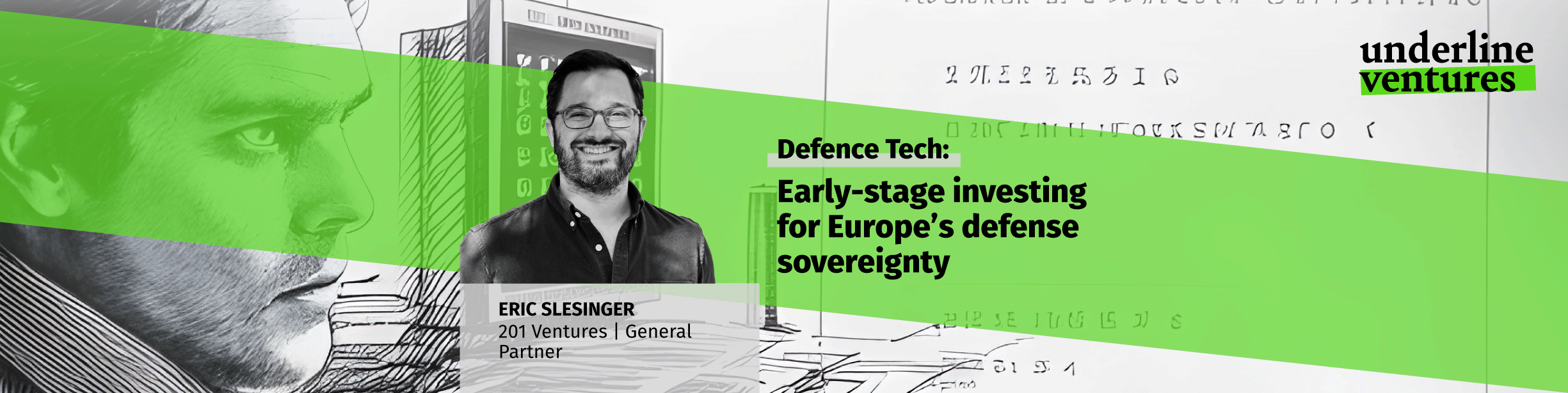 Visual illustrating Eric Slesinger from 201 Ventures