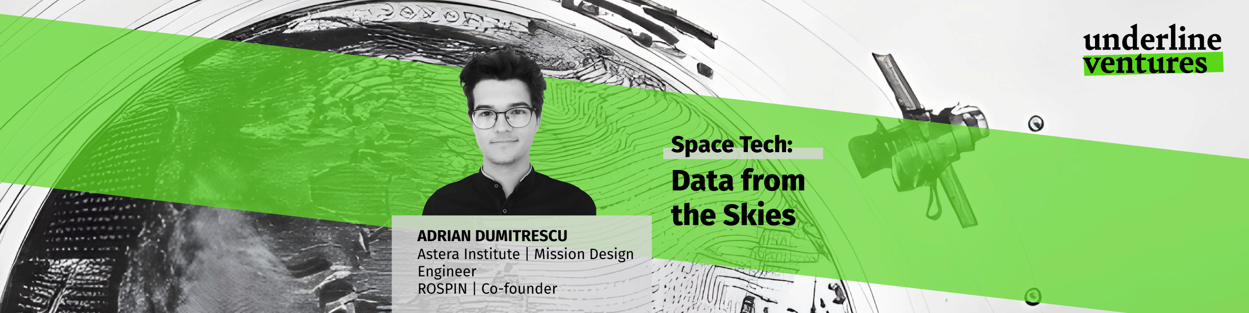 Visual illustrating Adrian Dumitrescu from ROSPIN